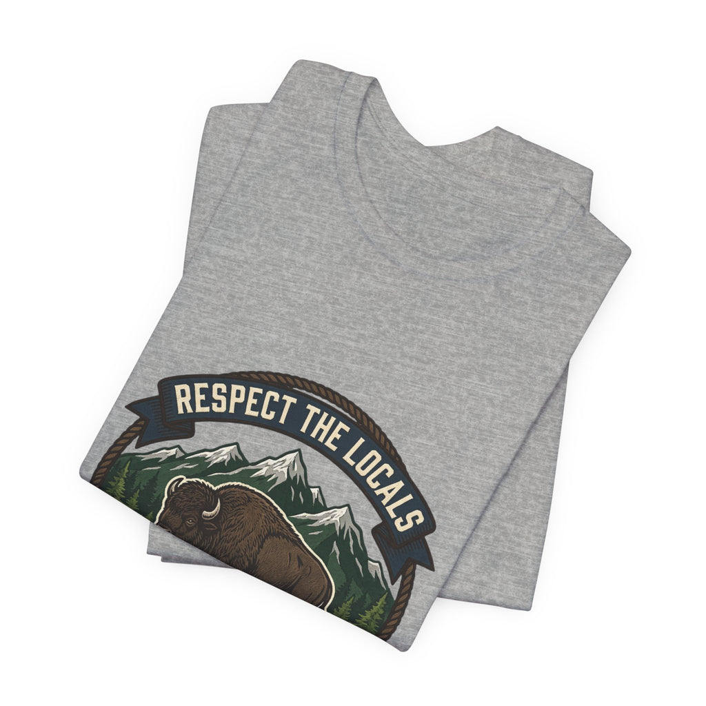 Respect the Locals Buffalo Badge T-shirt