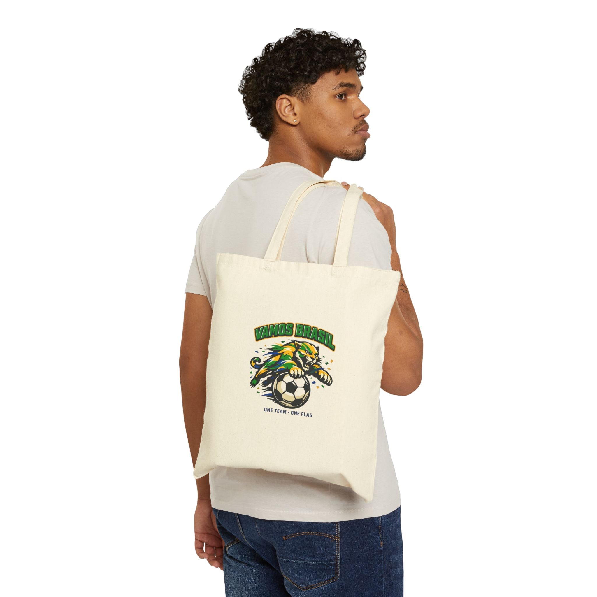 Vamos Brasil Soccer Tote Bag