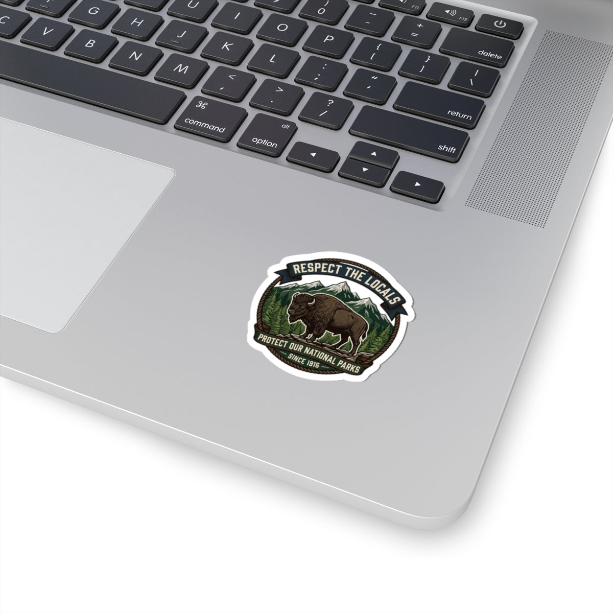Respect the Locals Buffalo Badge Sticker