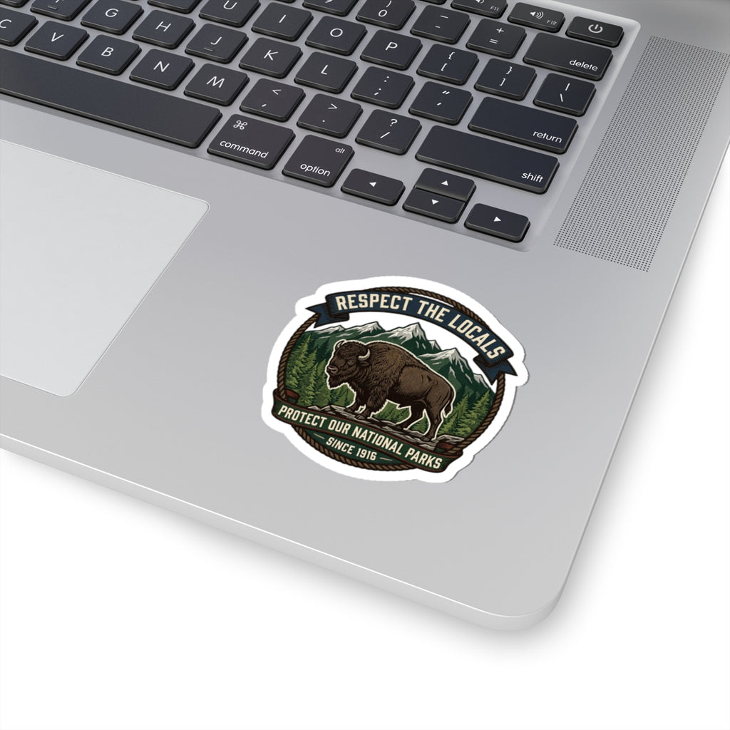 Respect the Locals Buffalo Badge Sticker