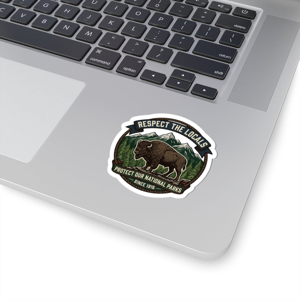 Respect the Locals Buffalo Badge Sticker
