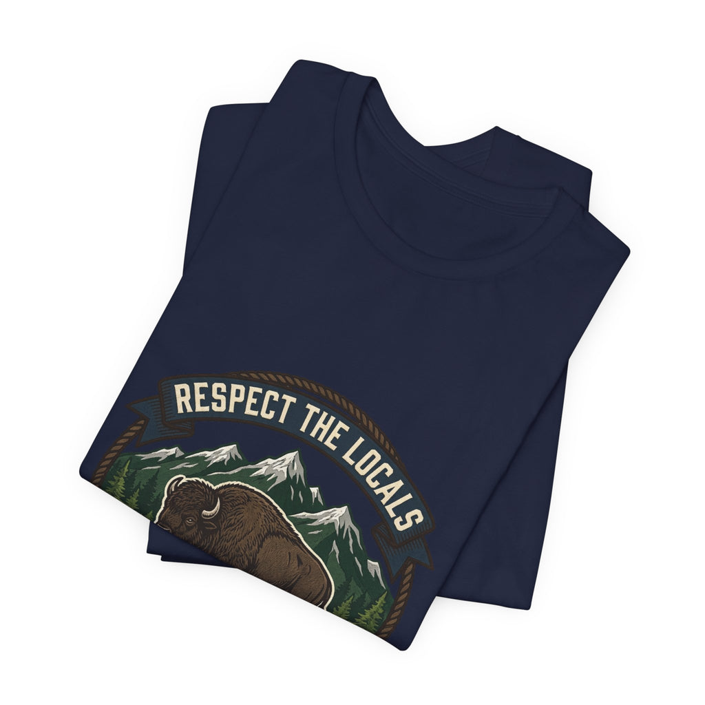 Respect the Locals Buffalo Badge T-shirt