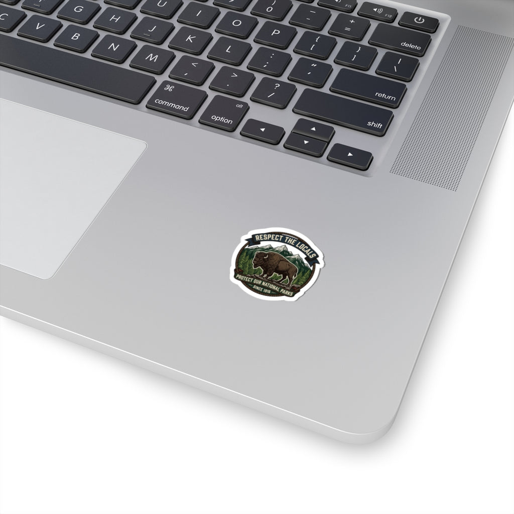 Respect the Locals Buffalo Badge Sticker