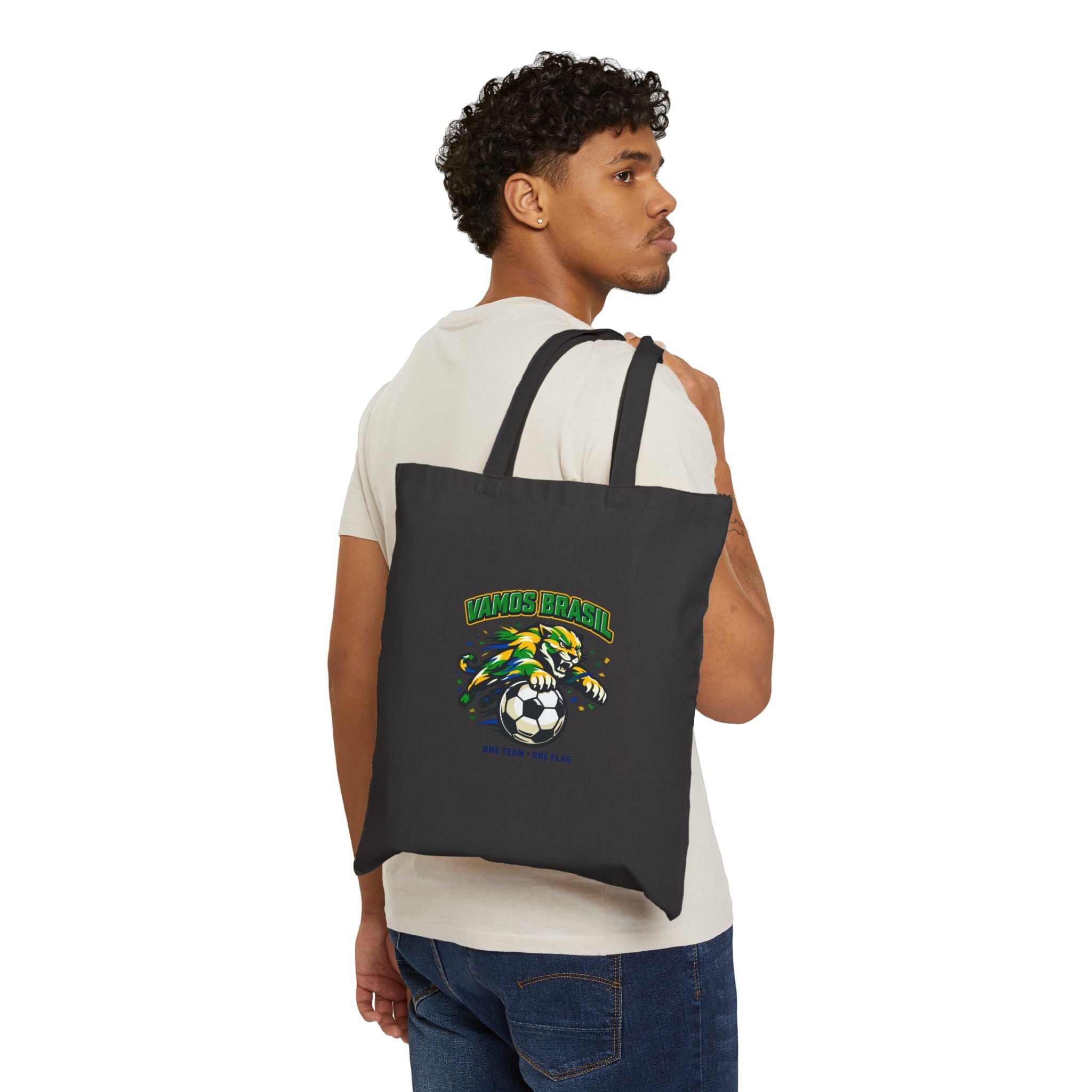 Vamos Brasil Soccer Tote Bag
