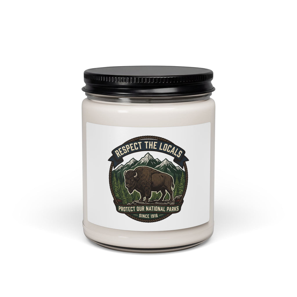 Respect the Locals Buffalo Badge Candle