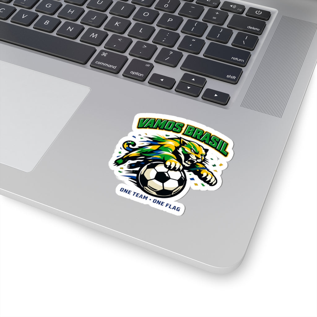 Vamos Brasil Soccer Sticker