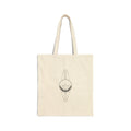 Celestial Forest Tote — Minimal Moon & Pine Canvas Bag