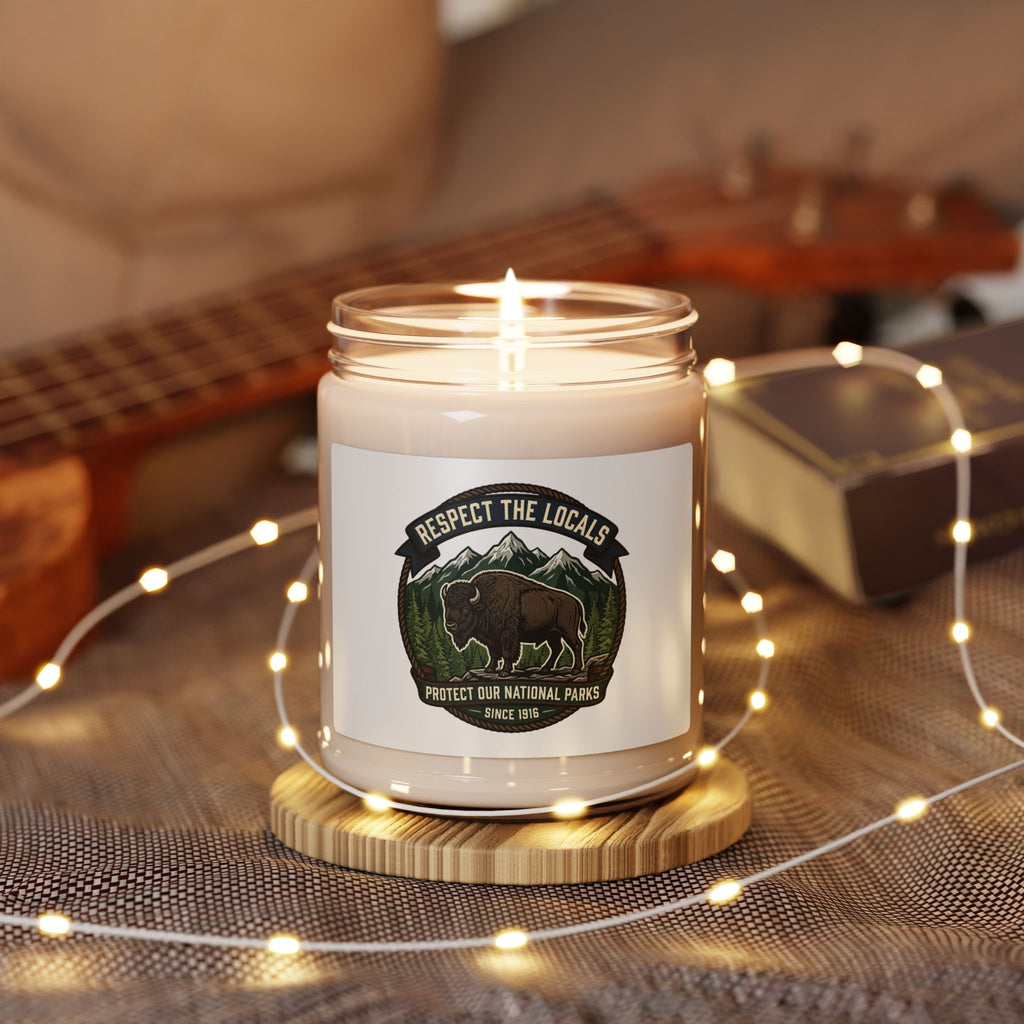 Respect the Locals Buffalo Badge Candle