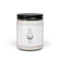Mountain Moon Soy Candle — 9oz Scented Jar (Boho Celestial Nature Design)