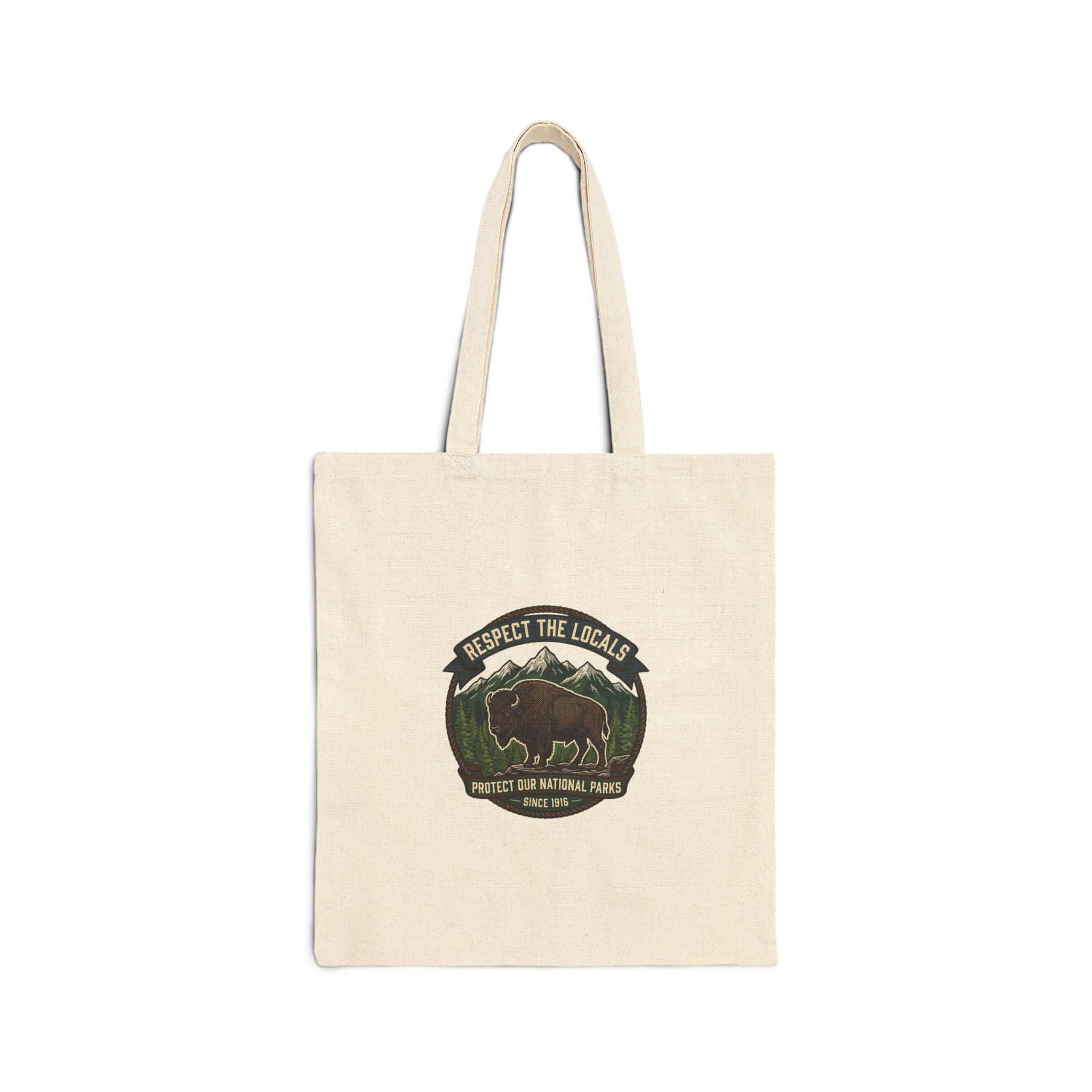 Respect the Locals Buffalo Badge Tote Bag