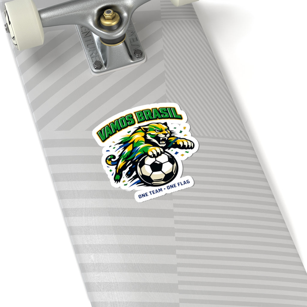 Vamos Brasil Soccer Sticker