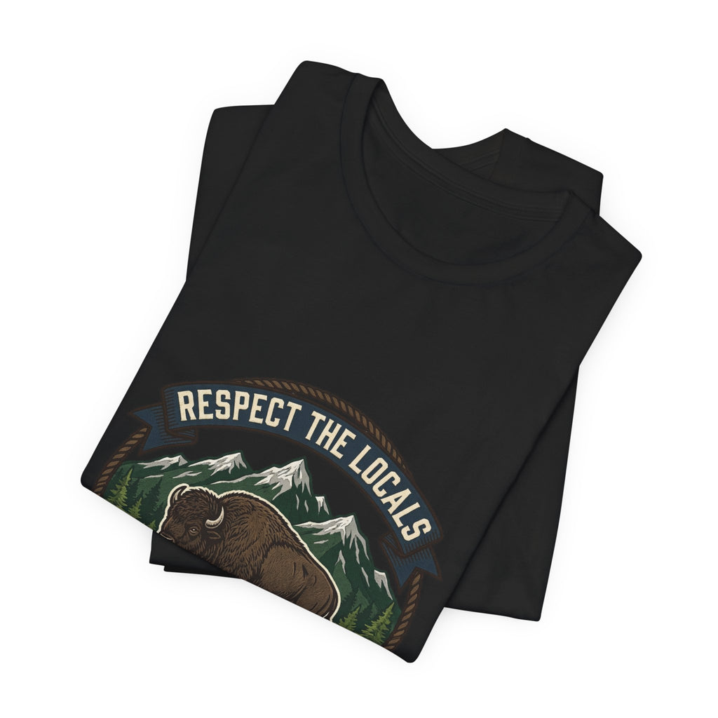 Respect the Locals Buffalo Badge T-shirt