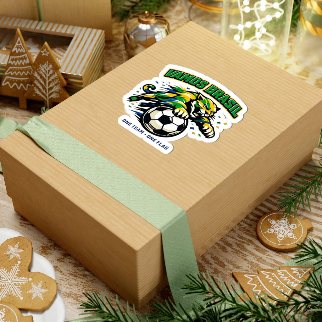 Vamos Brasil Soccer Sticker