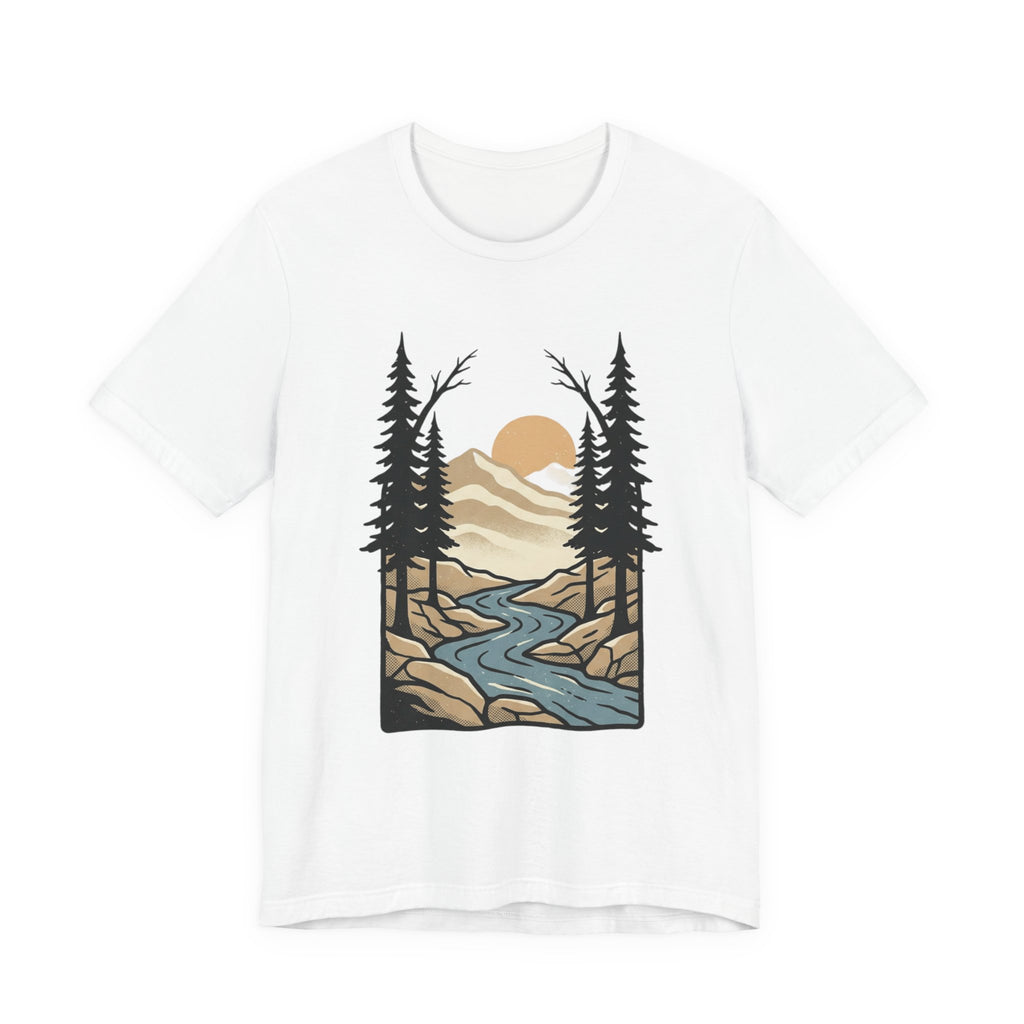 Mountain River Sunset T-Shirt