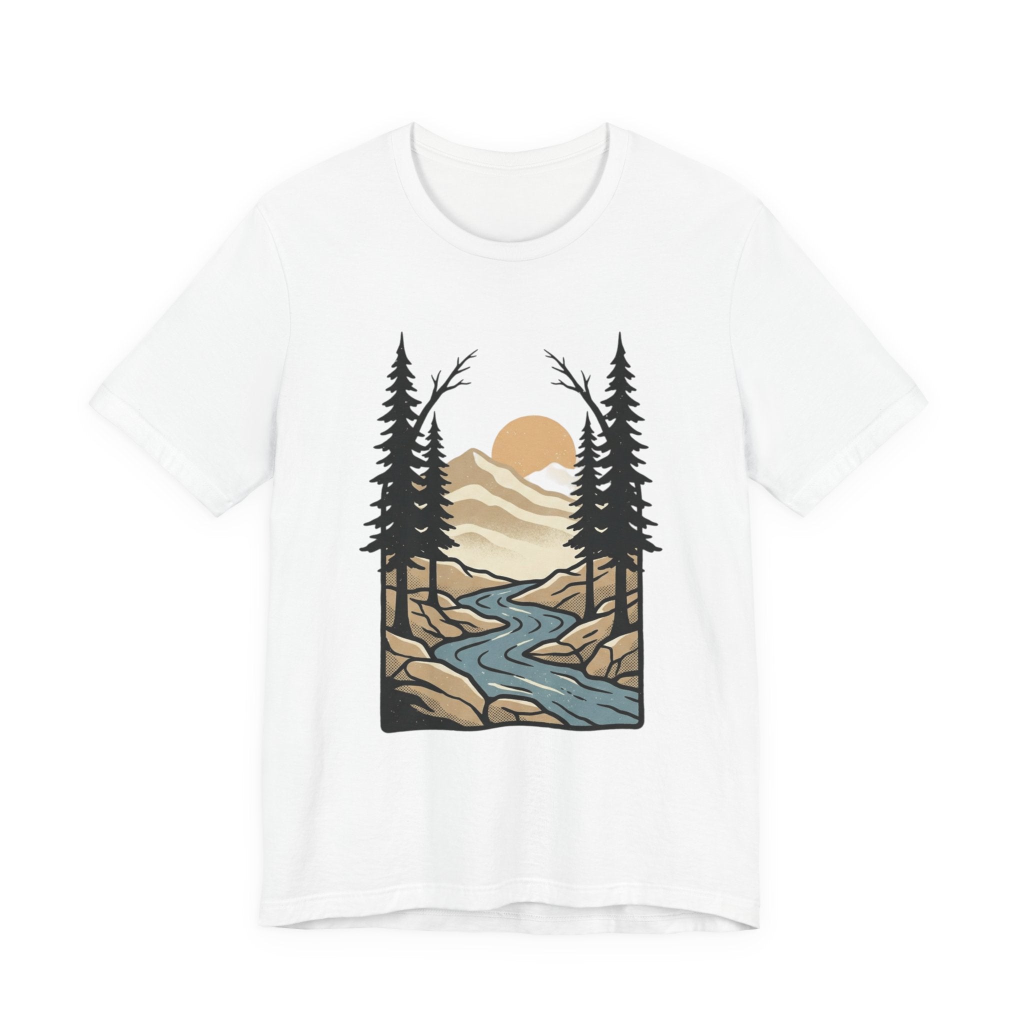Mountain River Sunset T-Shirt